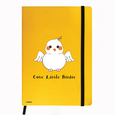 

Hamee A5 Notebook(Birds Theme Designer Printed Yellow Leather A5 Notebook - 200 pages, A5 size Lovely Bird, Yellow)