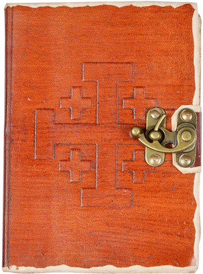 

Craft Club A5 Diary(handmade recycled paper leather diary, Brown)