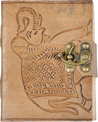 

Craft Club A5 Diary(Handmade recycled paper leather diary, Golden)