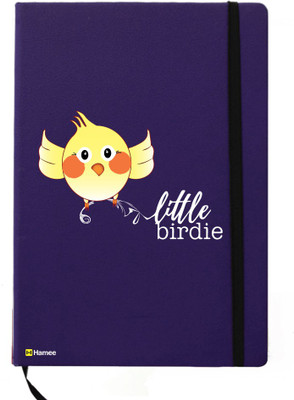 

Hamee A5 Notebook(Birds Theme Designer Printed Tan Brown Leather A5 Notebook - 200 pages, A5 size Buffed Bird, Blue)