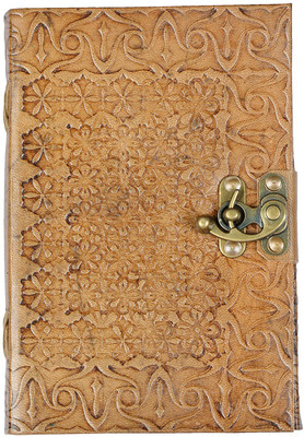 

Craft Club A5 Diary(Handmade recycled paper leather diary, Golden)