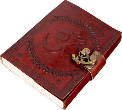 

Crafts A5 Diary(Embossed handmade leather diary, Brown)