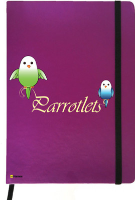 

Hamee A5 Notebook(Birds Theme Designer Printed Purple Leather A5 Notebook - 200 pages, A5 size Singer Bird, Purple)