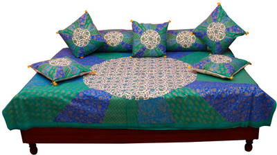 

Gurukripa Shopee Cotton Floral Diwan Set