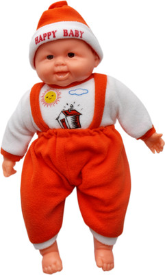 

Toyshine Happy musical Laughing Orange Baby Boy(54cm Long)(Orange)