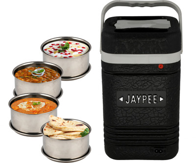 

Jaypee 1550 ml 4 Compartments(Conduction Heat Lunch Box)