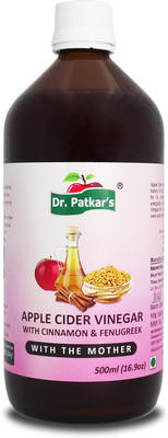 

Dr. Patkar's Apple Cider Vinegar with Cinnamon and Fenugreek Apple Cider Vinegar(Apple,Cinnamon,Fenugreek Flavored)