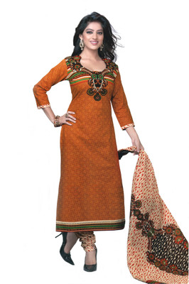 

Reya Cotton Printed Dress/Top Material(Un-stitched), Multicolor