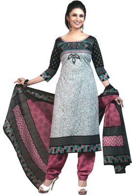 

Reya Cotton Printed Dress/Top Material(Un-stitched), Multicolor