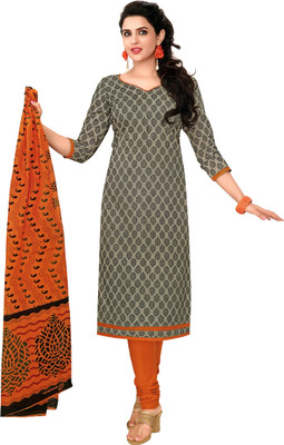 

Reya Cotton Printed Dress/Top Material(Un-stitched), Multicolor
