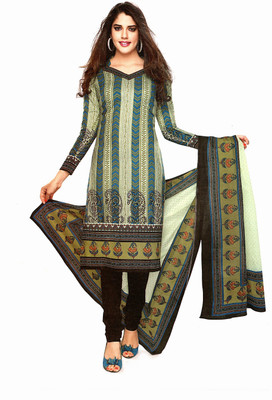 

Reya Cotton Printed Dress/Top Material(Un-stitched), Multicolor