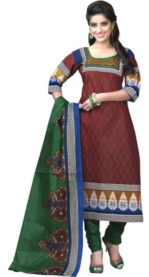 

Reya Cotton Printed Dress/Top Material(Un-stitched), Multicolor