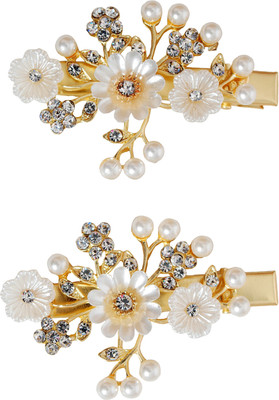 

VOGUE Hair Accessories Shell Hair Clip, Hair Pin, Hair Accessory Set(Gold)