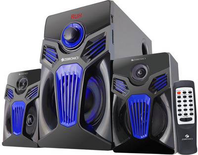 

Zebronics FANTASY BT RUCF Bluetooth Home Audio Speaker(Black, 2.1 Channel)