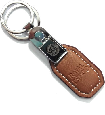 

kausal kf LEATHERIC DOUBLE RING BROWN METALIC Key Chain