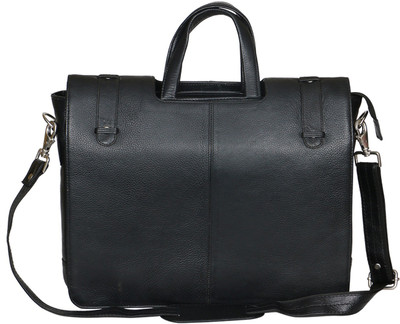 

MOZRI 14 inch Laptop Messenger Bag(Black)
