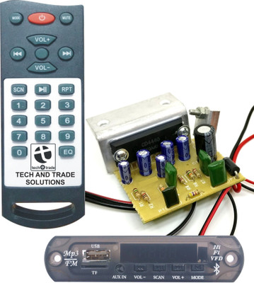 

TECH AND TRADE 30 W DIY MONO AUDIO AMPLIFIER 4440 IC CIRCUIT KIT BLUETOOTH MODULE(Multicolor)