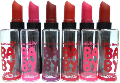 

Kiss Beauty Matte Lipstick set of 6(Multicolor)