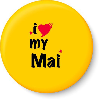 

Peacockride I Love My Mai Fridge Magnet Pack of 1(Multicolor)