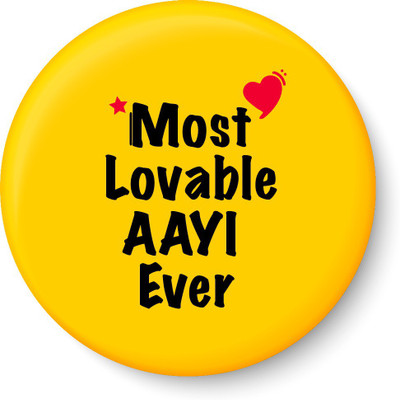 

Peacockride Most Lovable AAYI Ever Fridge Magnet Pack of 1(Multicolor)