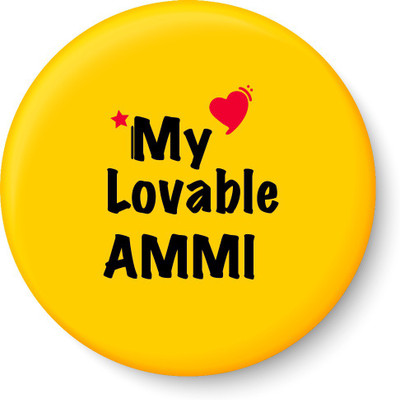 

Peacockride My Lovable AMMI Fridge Magnet Pack of 1(Multicolor)