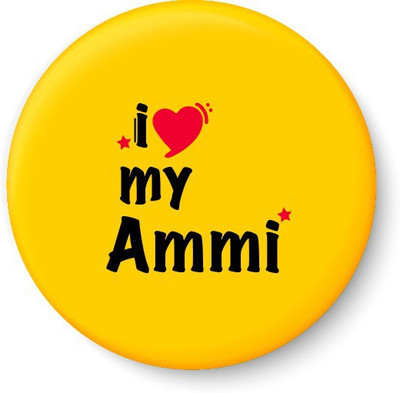 

Peacockride I Love My Ammi Fridge Magnet Pack of 1(Multicolor)