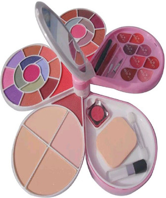 

sell4you Ads Color Series 26-Eyeshadow, 2-Blusher, 4- Powder Cake, 8-Lipcolour A3969 Best Makeup Kit