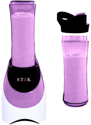 

Stok SToK® ST-MJB02 Purple Mixer Shaker Mini Bottle Blender with Travel Sport Bottle - 600ML 250 W Mixer Grinder(Purple, 1 Jar)