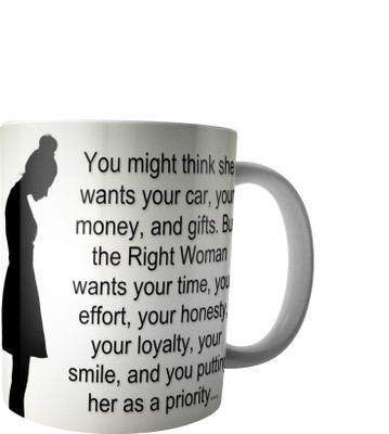 

RD Creations Specially Designed Ceramic Coffee Can be Used in Your Daily Life or You can use to Gift Someone AUG2017MIX99 Ceramic Mug(300 ml), Multicolor