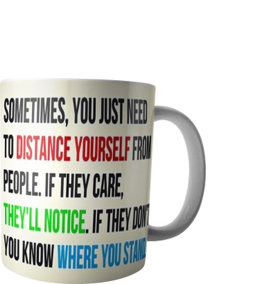

RD Creations Specially Designed Ceramic Coffee Can be Used in Your Daily Life or You can use to Gift Someone AUG2017MIX101 Ceramic Mug(300 ml), Multicolor