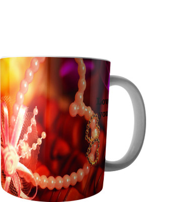 

RD Creations Specially Designed Ceramic Coffee Can be Used in Your Daily Life or You can use to Gift Someone AUG2017MIX198 Ceramic Mug(300 ml), Multicolor