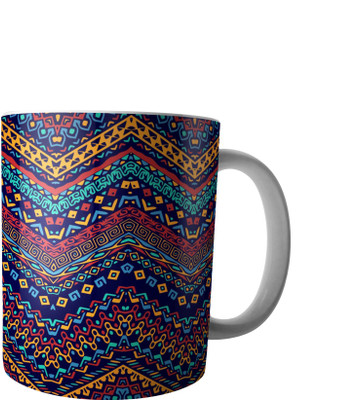 

RD Creations Specially Designed Ceramic Coffee Can be Used in Your Daily Life or You can use to Gift Someone AUG2017MIX380 Ceramic Mug(300 ml), Multicolor