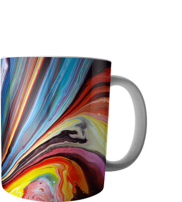 

RD Creations Specially Designed Ceramic Coffee Can be Used in Your Daily Life or You can use to Gift Someone AUG2017MIX378 Ceramic Mug(300 ml), Multicolor