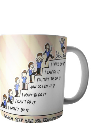 

RD Creations Specially Designed Ceramic Coffee Can be Used in Your Daily Life or You can use to Gift Someone AUG2017MIX115 Ceramic Mug(300 ml), Multicolor