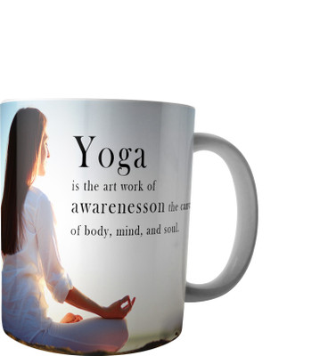 

RD Creations Specially Designed Ceramic Coffee Can be Used in Your Daily Life or You can use to Gift Someone AUG2017MIX83 Ceramic Mug(300 ml), Multicolor