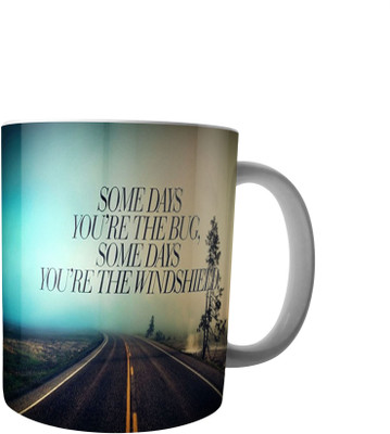 

RD Creations Specially Designed Ceramic Coffee Can be Used in Your Daily Life or You can use to Gift Someone AUG2017MIX391 Ceramic Mug(300 ml), Multicolor