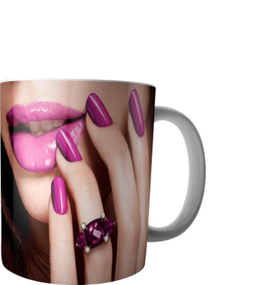 

RD Creations Specially Designed Ceramic Coffee Can be Used in Your Daily Life or You can use to Gift Someone AUG2017MIX366 Ceramic Mug(300 ml), Multicolor