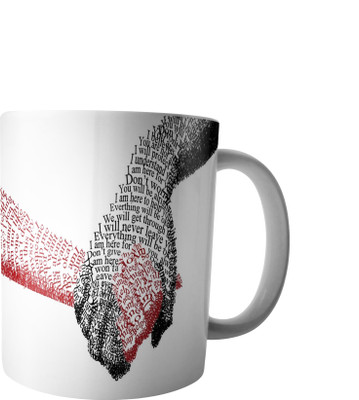 

RD Creations Specially Designed Ceramic Coffee Can be Used in Your Daily Life or You can use to Gift Someone AUG2017MIX253 Ceramic Mug(300 ml), Multicolor