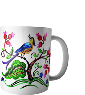 

RD Creations Specially Designed Ceramic Coffee Can be Used in Your Daily Life or You can use to Gift Someone AUG2017MIX316 Ceramic Mug(300 ml), Multicolor