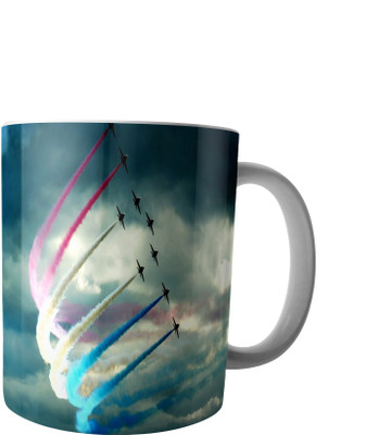 

RD Creations Specially Designed Ceramic Coffee Can be Used in Your Daily Life or You can use to Gift Someone AUG2017MIX133 Ceramic Mug(300 ml), Multicolor