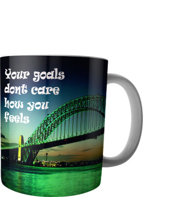 

RD Creations Specially Designed Ceramic Coffee Can be Used in Your Daily Life or You can use to Gift Someone AUG2017MIX143 Ceramic Mug(300 ml), Multicolor