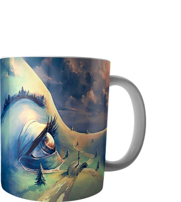 

RD Creations Specially Designed Ceramic Coffee Can be Used in Your Daily Life or You can use to Gift Someone AUG2017MIX324 Ceramic Mug(300 ml), Multicolor