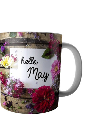 

RD Creations Specially Designed Ceramic Coffee Can be Used in Your Daily Life or You can use to Gift Someone AUG2017MIX170 Ceramic Mug(300 ml), Multicolor