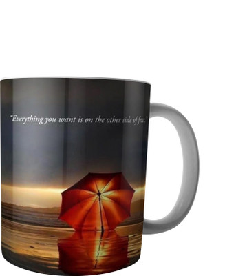 

RD Creations Specially Designed Ceramic Coffee Can be Used in Your Daily Life or You can use to Gift Someone AUG2017MIX408 Ceramic Mug(300 ml), Multicolor