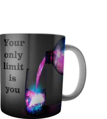 

RD Creations Specially Designed Ceramic Coffee Can be Used in Your Daily Life or You can use to Gift Someone AUG2017MIX173 Ceramic Mug(300 ml), Multicolor