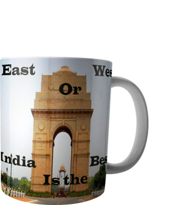 

RD Creations Specially Designed Ceramic Coffee Can be Used in Your Daily Life or You can use to Gift Someone AUG2017MIX19 Ceramic Mug(300 ml), Multicolor
