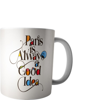 

RD Creations Specially Designed Ceramic Coffee Can be Used in Your Daily Life or You can use to Gift Someone AUG2017MIX178 Ceramic Mug(300 ml), Multicolor