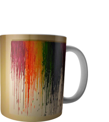 

RD Creations Specially Designed Ceramic Coffee Can be Used in Your Daily Life or You can use to Gift Someone AUG2017MIX340 Ceramic Mug(300 ml), Multicolor