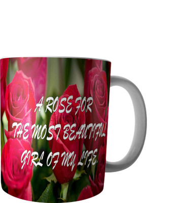 

RD Creations Specially Designed Ceramic Coffee Can be Used in Your Daily Life or You can use to Gift Someone AUG2017MIX9 Ceramic Mug(300 ml), Multicolor