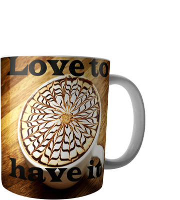 

RD Creations Specially Designed Ceramic Coffee Can be Used in Your Daily Life or You can use to Gift Someone AUG2017MIX442 Ceramic Mug(300 ml), Multicolor